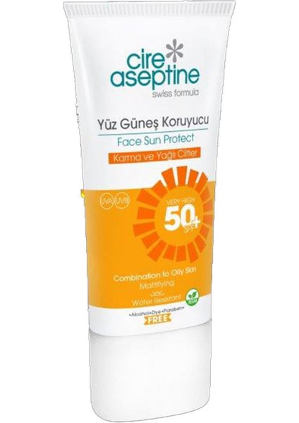 Güneş Kremi Spf 50+ Yüz Koruma Karma