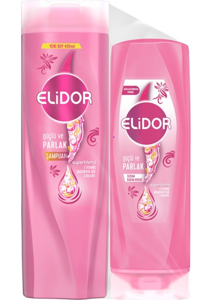 Güçlü Parlak Şampuan 400 ml - Saç Kremi 200 ml