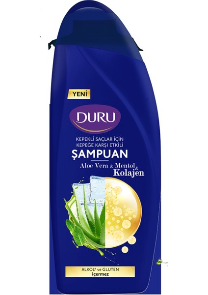 Şampuan Kolajen & Aloevera & Mentol 500 ml