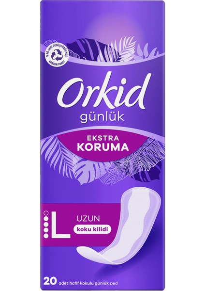 Günlük Ped Extra Koruma Uzun 20'li
