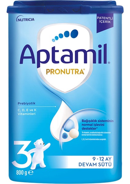 Pronutra 3 Devam Sütü 800 G