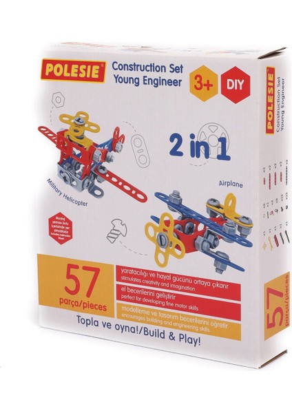 Tasarım Parçası Mucit (57 Element-Kutuda)