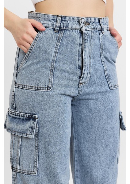 13107 Kargo Cep Dikişli Pantolon Buz fırsatları