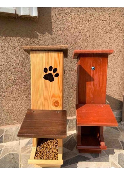 Ahşap Kedi, Köpek Mama Kabı fiyatları