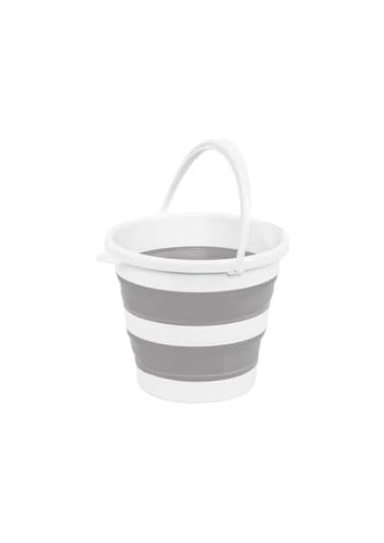 Katlanabilir Yer Kaplamayan Temizlik Kovası 13 Litre, Banyo, Mutfak ve Temizlik Için Katlanabilir Kova, Akordiyon Kova