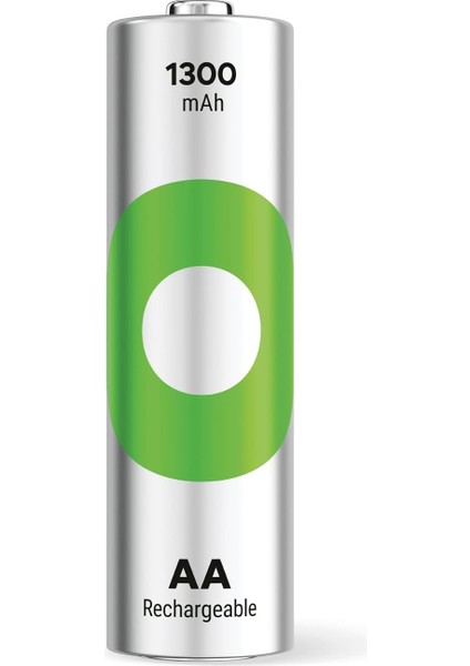 Batteries Recyko 1300 Aa Kalem Ni-Mh Şarjlı Pil, 1.2 Volt, 4'lü Kart