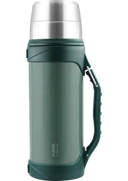 X-Juglarge Paslanmaz Çelik Termos 1200ML Seyahat Termosu 1.2l (Yeşil)