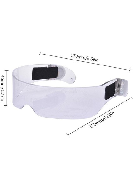 Yeni LED Renkli Işık Gözlük Elektronik Bilimkurgu Gözlük Bar Bungee Parti Hediyeler Ledli Gözlük modelleri
