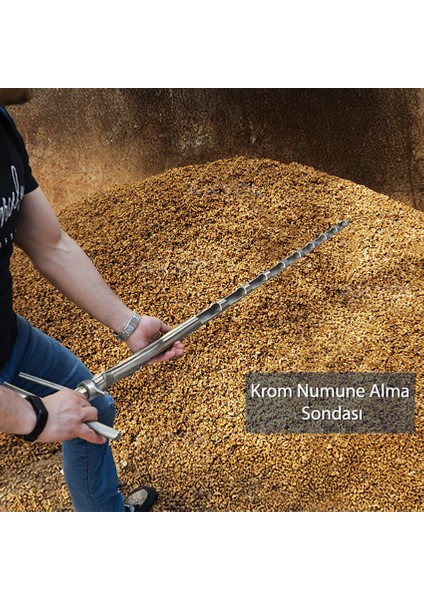Numune Alma Sondası | Üstten Boşaltmalı Krom 1,5m 7 Göz | Kust 150 fiyatları