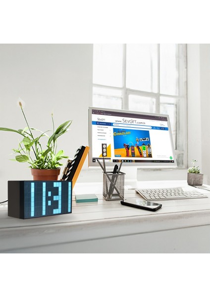 Tfa 98.1082.02 "time Block" LED Işıklı Çalar Saat fiyatları