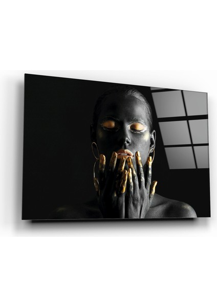 Kadın Cam Tablo | Hediyelik, Dekoratif, Ofis, Mutfak