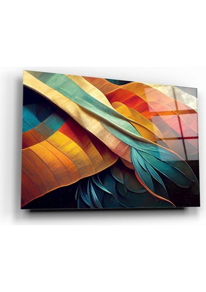 Soyut Cam Tablo | Hediyelik, Dekoratif, Ofis, Mutfak