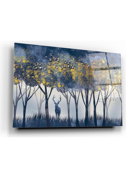 Ağaçlar Cam Tablo | Hediyelik, Dekoratif, Ofis, Mutfak