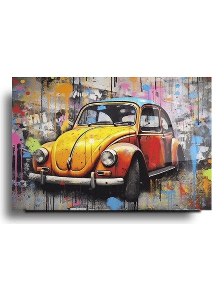 Vosvos Araba Cam Tablo | Hediyelik, Dekoratif, Ofis, Mutfak indirimleri