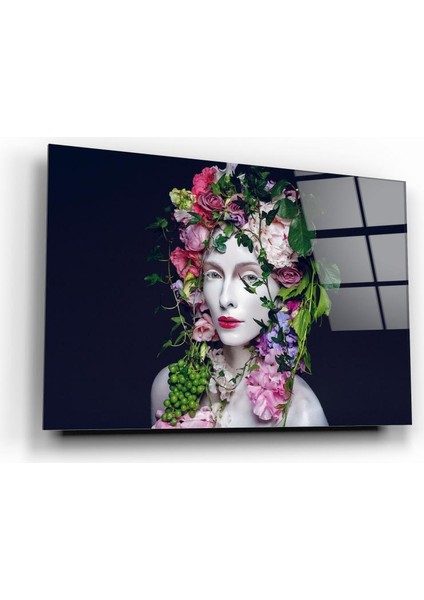 Kadın Cam Tablo | Hediyelik, Dekoratif, Ofis, Mutfak