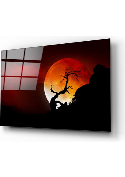 Ay Manzarası Cam Tablo | Hediyelik, Dekoratif, Ofis, Mutfak fiyatları