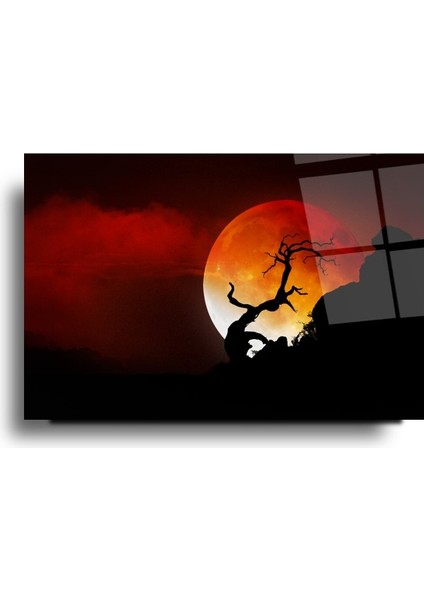 Ay Manzarası Cam Tablo | Hediyelik, Dekoratif, Ofis, Mutfak modelleri