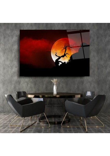 Ay Manzarası Cam Tablo | Hediyelik, Dekoratif, Ofis, Mutfak fırsatları