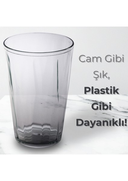 | Meşrubat Bardağı, Şeffaf, Kırılmaz, Cam Görünümlü Plastik Bardak, 400 ml modelleri