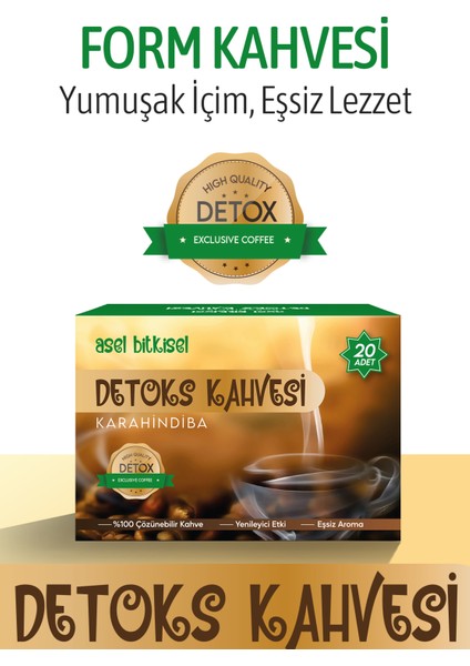 Hindiba Detox Form Kahvesi Kahve - Diyette Destek (1 Kutu )