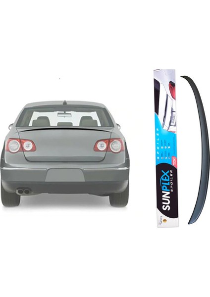 Vw Passat B6 2006-2010 Bagaj Üstü Spoyler, Spoiler, Çıta Parlak Siyah Piano Black