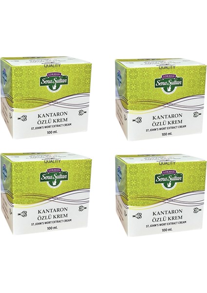 4 Adet Kantaron Özlü Krem 100 ml