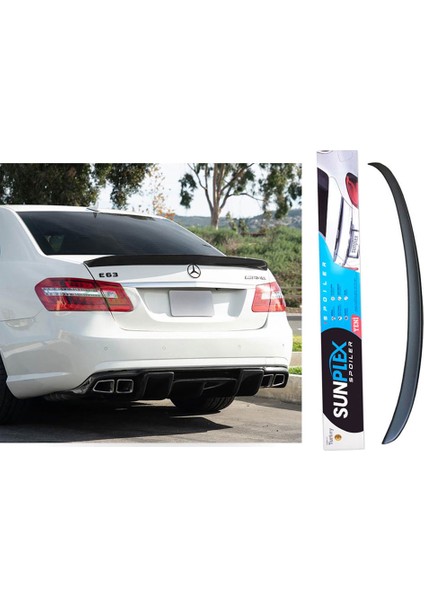 Mercedes E W212 2009-2016 Bagaj Üstü Spoyler, Spoiler, Çıta Parlak Siyah Piano Black
