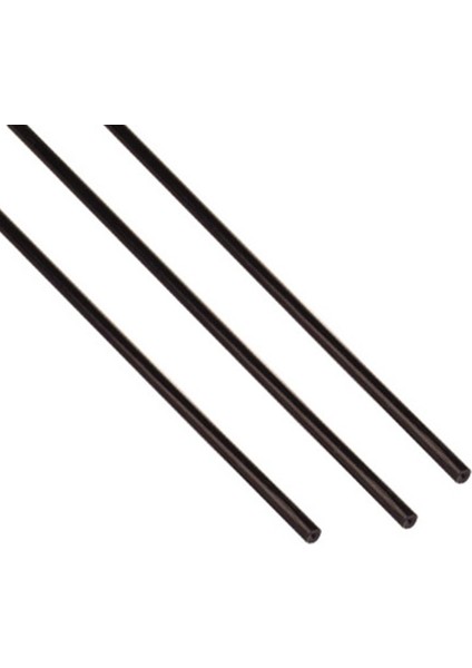 Silikon Ince Siyah Cartell 8mm 30CM (4987)