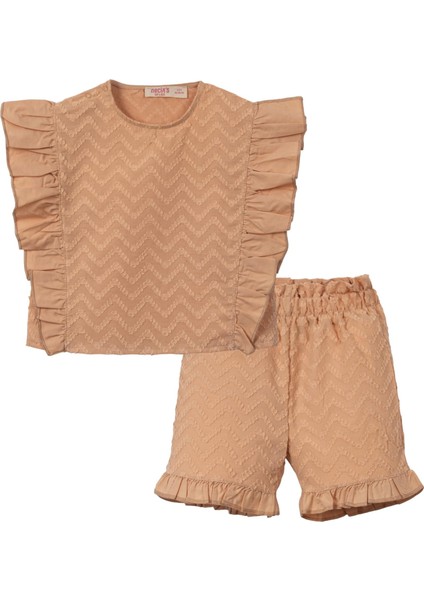 Fırfırlı Kız Çocuk Ikili Takım