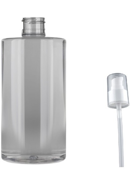 250 ml Pe Şeffaf Serum Pompalı Şişe, 12 Adet, Serum Şişesi, Pompalı Şişe, Medikal Şişe, Kozmetik Şişesi, Plastik Şişe