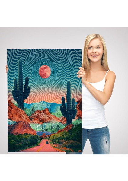 Amerika Kolarado Yol Manzarası Duvar TABLOSU-6021 modelleri