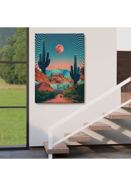 Amerika Kolarado Yol Manzarası Duvar TABLOSU-6021 fırsatları