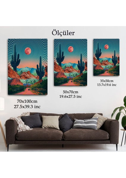 Amerika Kolarado Yol Manzarası Duvar TABLOSU-6021 indirimleri