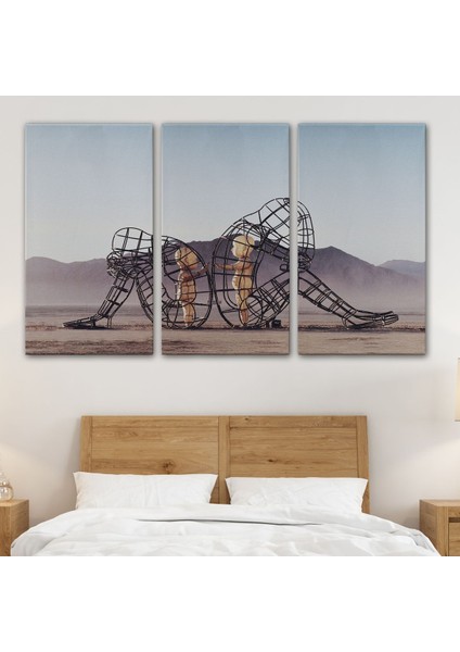 Yanan Adam Festivali Birbirine Sırtını Dönen Yetişkin Bedenlerine Hapsedilen Çocuklar TABLO-5084 modelleri