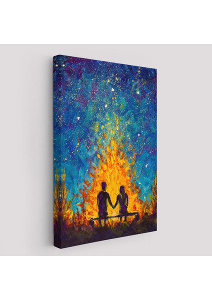 Nevruz Ateşini Izleyen Aşıklar TABLOSU-5995