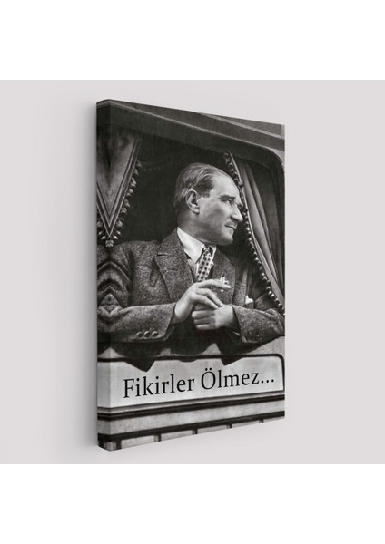 Atatürk'ün Doğu Ekspresinde Fotoğrafı Duvar TABLOSU-6222