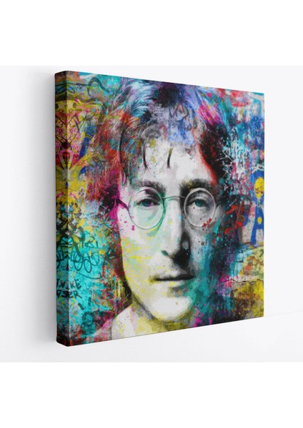 John Lennon Sokak Sanatı Kanvas Tablo Street ART-5890