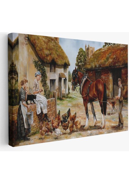 Ortacağ Alman Köyü Duvar TABLOSU-6605