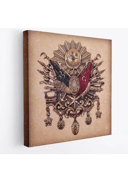 Osmanlı Tuğrası Dekoratif Kanvas TABLO-5804