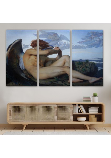 Alexandre Cabanel Fallen Angel's Eyes Kanvas Duvar Sanatı, Klasik Sanat TABLO-5385 modelleri