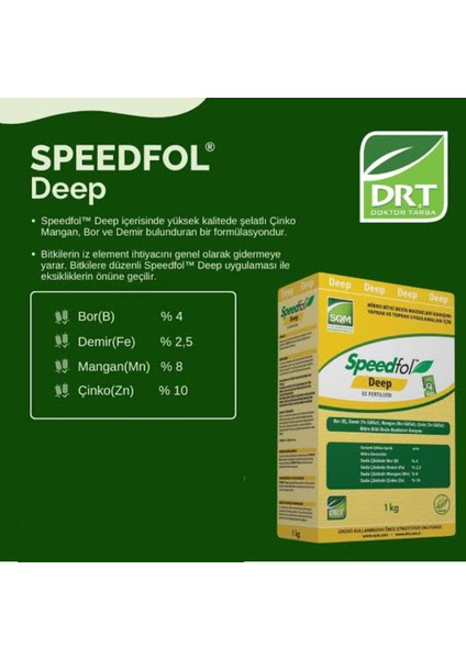 Drt. Speedfol Deep Micro Element Gübre, Combi Iz Element Tarım Gübre 5 kg