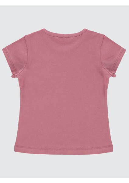 Kız Çocuk Tişört 2-5 Yaş Kozmetik Pembe