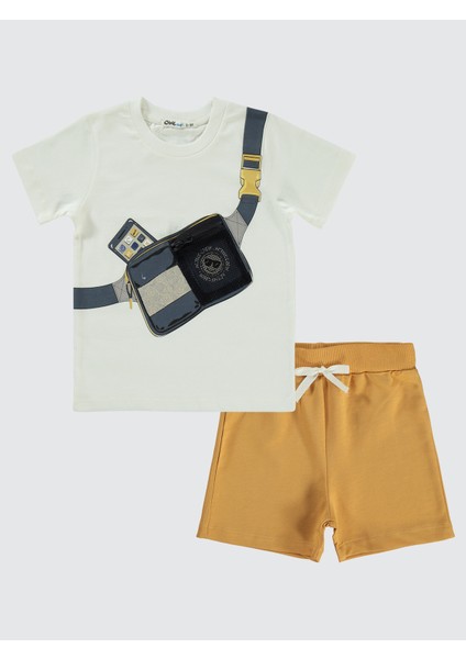 Erkek Çocuk Takım 2-5 Yaş Ekru