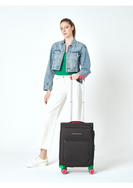Benetton 2800 3'lü Set Ultra Light Hafif Lüx Kumaş Tekerlekli Valiz fırsatları
