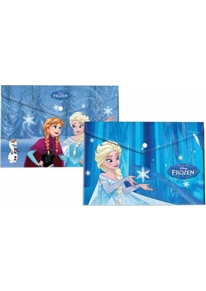 Frozen Çıtçıtlı Dosya A4 Plastik - 2 Adet Lisanslı Orjinal