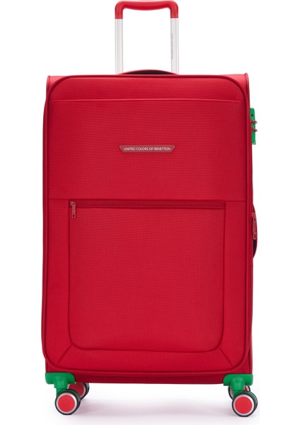 Benetton 2800 Büyük Boy Ultra Light Hafif Lüx Kumaş Tekerlekli Valiz modelleri