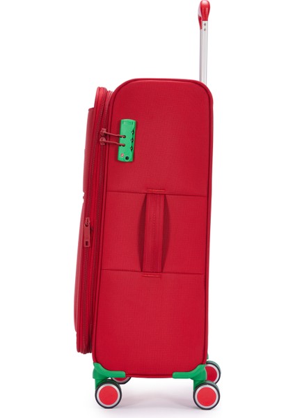 Benetton 2800 Orta Boy Ultra Light Hafif Lüx Kumaş Tekerlekli Valiz indirimleri