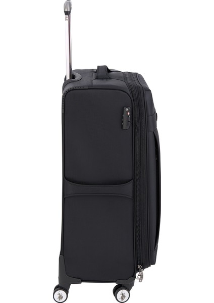 Us Polo Assn 24035 Orta Boy Ultra Light Hafif Lüx Kumaş Tekerlekli Valiz fırsatları