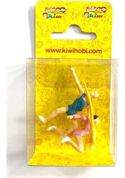 Maket Sporcu Figürü Çift 1/42 4cm - 2 Paket