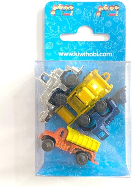 Maket Iş Makineleri 4lü 3cm - 2 Paket